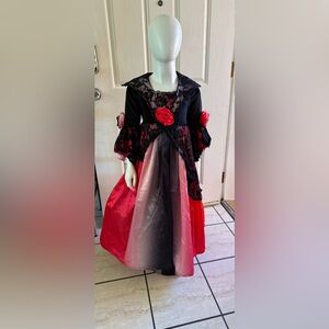 OMBRE Vampire Girls Costume Dress